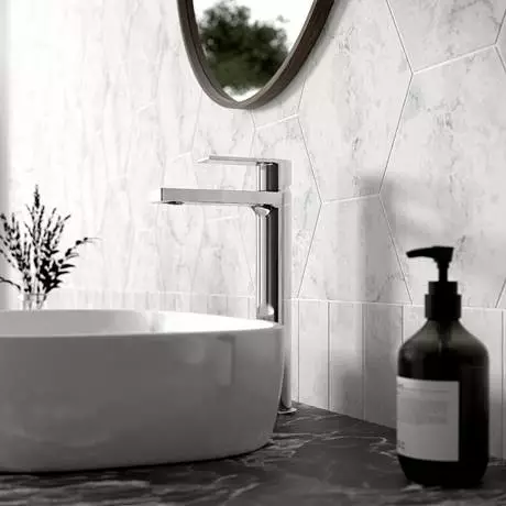 Hudson Reed Sottile Tall Mono Basin Mixer + Waste - SOT370 2 Hudson Reed Sottile Tall Mono Basin Mixer + Waste - SOT370 - Image 2