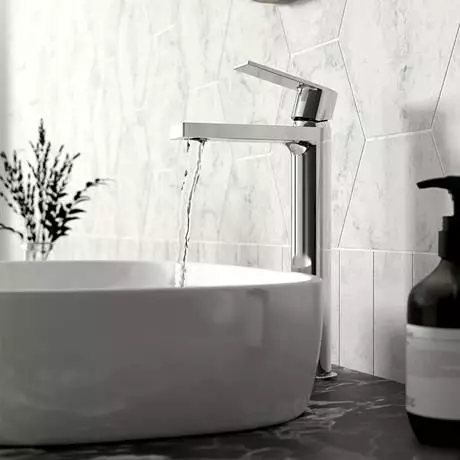 Hudson Reed Sottile Tall Mono Basin Mixer + Waste - SOT370 3 Hudson Reed Sottile Tall Mono Basin Mixer + Waste - SOT370 - Image 3