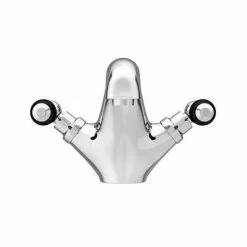 Chatsworth 1928 Traditional Black Lever Mono Basin Mixer Tap -Basin Taps Shop TRAD013D BLK new d5 460