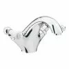 Chatsworth 1928 Traditional White Lever Mono Basin Mixer Tap