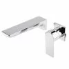 Valencia Modern 2TH Wall Mounted Basin Mixer