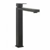 Crosswater Verge Tall Monobloc Basin Mixer Matt Black - VR112DNM