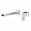 Nuie Windon Chrome 2TH Wall Mounted Basin Mixer - WIN381