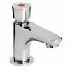 Bristan - Single Pillar Soft Touch Timed Flow Basin Tap with Flow Regulator - Z2-DUS-1/2-C